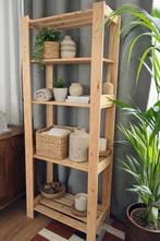 Houten stellingkast met 4 planken 157x64x28cm, Ophalen, Gebruikt