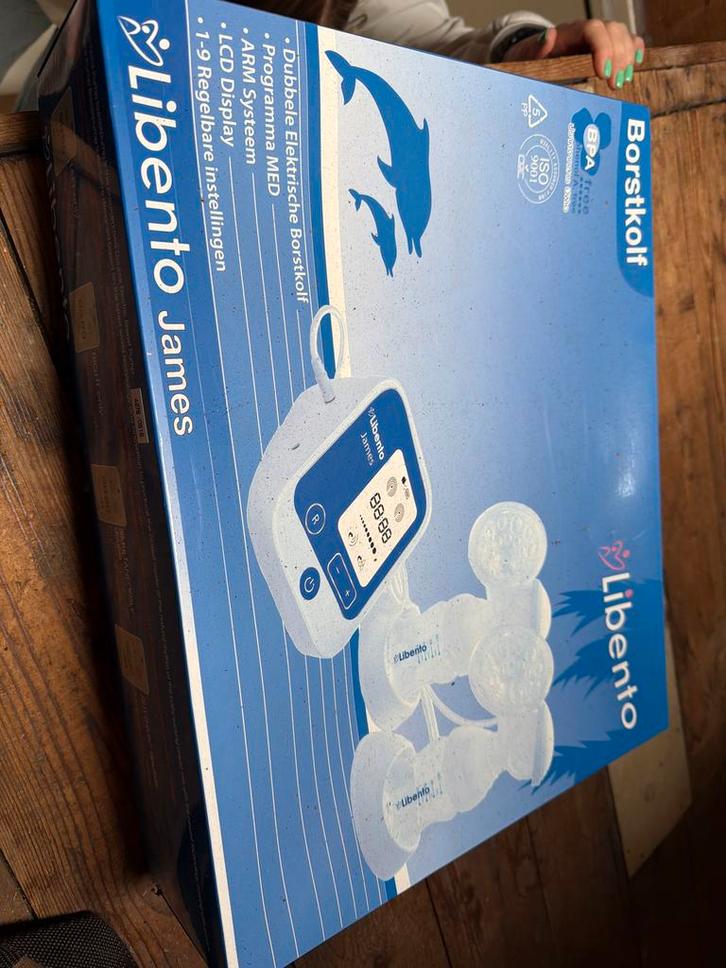 Libento James dubbele elektrische borstkolf, Kinderen en Baby's, Babyvoeding en Toebehoren, Gebruikt, Borstkolf, Ophalen