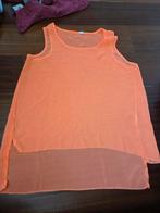 Leuke oranje doorschijnende top maat L, Maat 42/44 (L), Oranje, Ophalen of Verzenden, Zo goed als nieuw