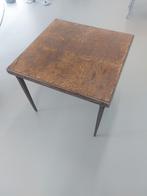 Vintage houten tafel (Bridgetafel) inklapbaar, Antiek en Kunst, Antiek | Meubels | Tafels, Ophalen