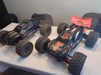 Twee Traxxas RC auto Sledge &  E-Revo, Elektro, Gebruikt, Auto offroad, Ophalen of Verzenden