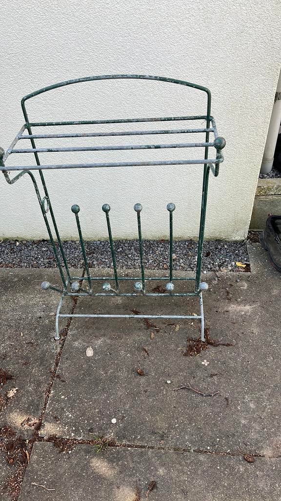 Heel leuk vintage laarzenrek, Ophalen, Gebruikt