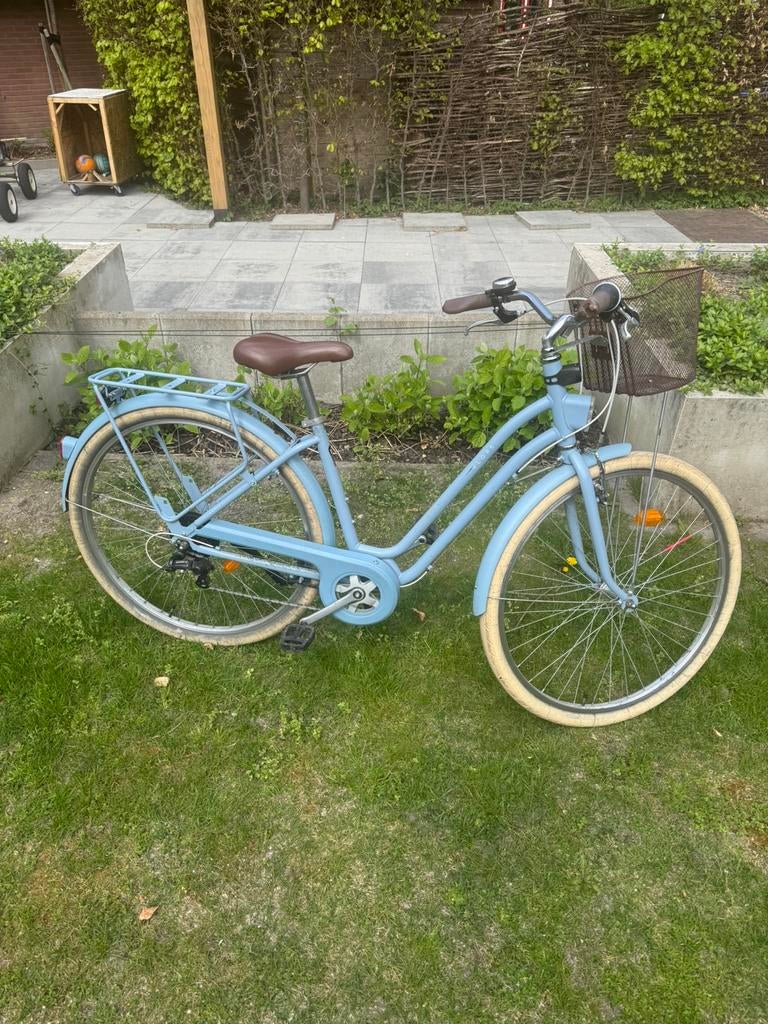 Elops Stadsfiets 520 28” wielen. maat S/M 155cm-175cm, Fietsen en Brommers, Fietsen | Dames | Damesfietsen, Velgrem, Versnellingen