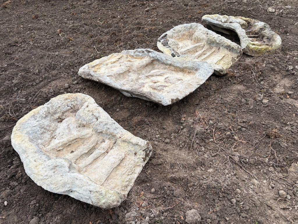 Betonnen waterval onderdelen (4), Ophalen, Gebruikt, Beton, Waterval