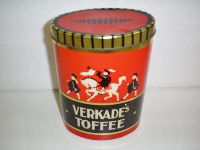 Verkade's Toffee - mooi nostalgisch blik, Verzamelen, Ophalen of Verzenden, Zo goed als nieuw, Overige, Verkade