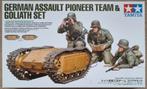 Tamiya 1:35 #35357 WWII German Assault Pioneer & Goliath Set, Ophalen of Verzenden, Nieuw, 1:35 tot 1:50, Figuur of Figuren