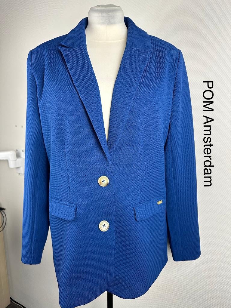 POM Amsterdam Blazer  (mt: 44) 33,6/9968, POM Amsterdam, Blauw, POM Amsterdam, Maat 42/44 (L)