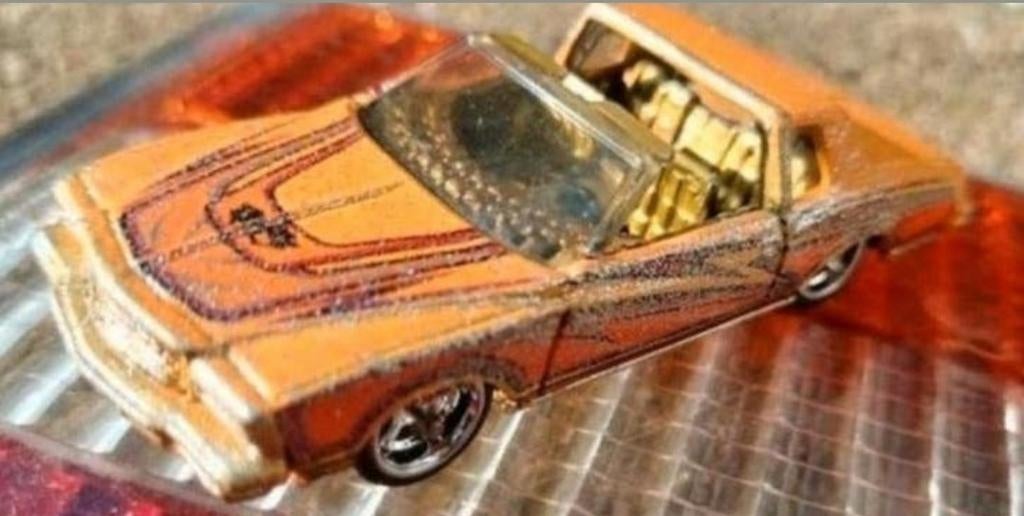 Unieke handmade glitterlak LOWRIDER CHEVROLET MONTE CARLO, Ophalen of Verzenden, Zo goed als nieuw, Auto, Overige merken