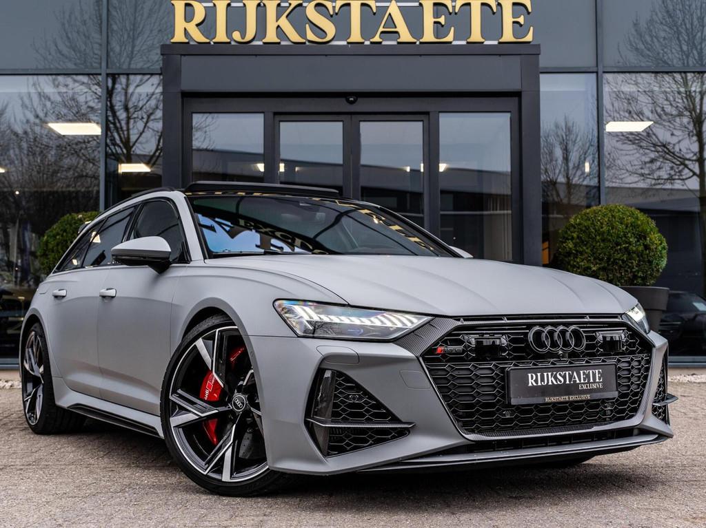 Audi RS6 Avant 4.0 TFSI Quattro|PANO|B&O|KERAMISCH|CARBON, Auto's, Audi, Automaat, Gebruikt, 600 pk, RS6