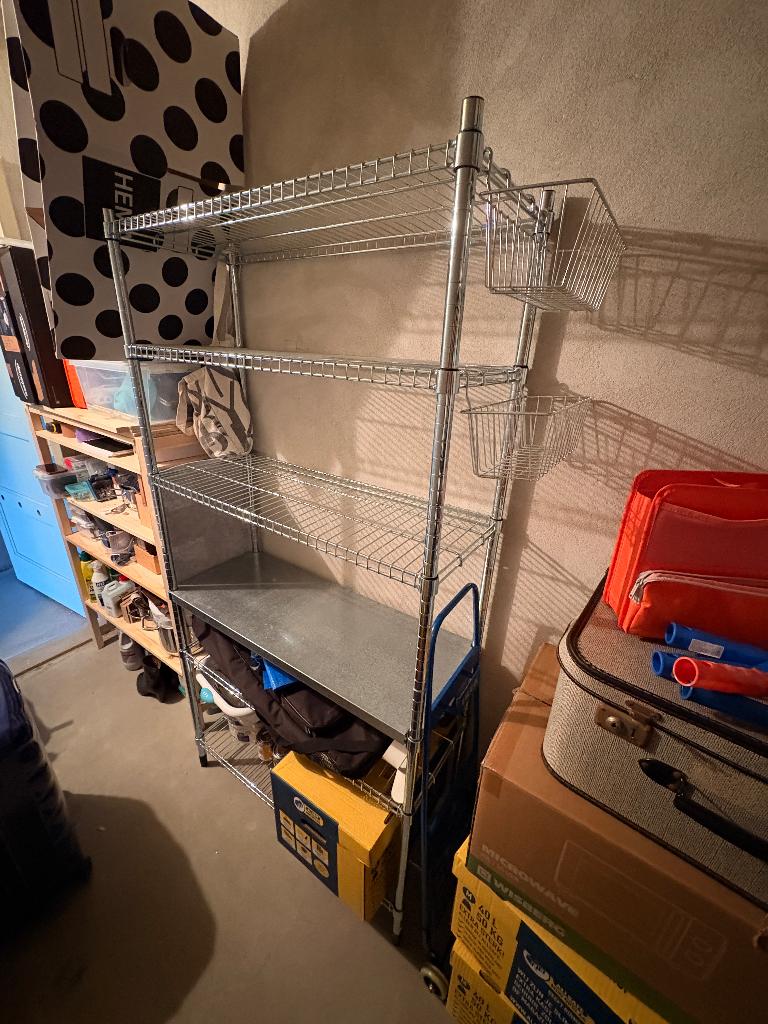 Ikea Omar stellingkast incl. plankbeschermer, Huis en Inrichting, Kasten | Stellingkasten, Ophalen, Gebruikt