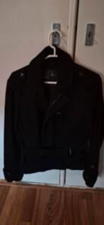 Zwarte jas maat L., Ophalen, Zo goed als nieuw, Zwart