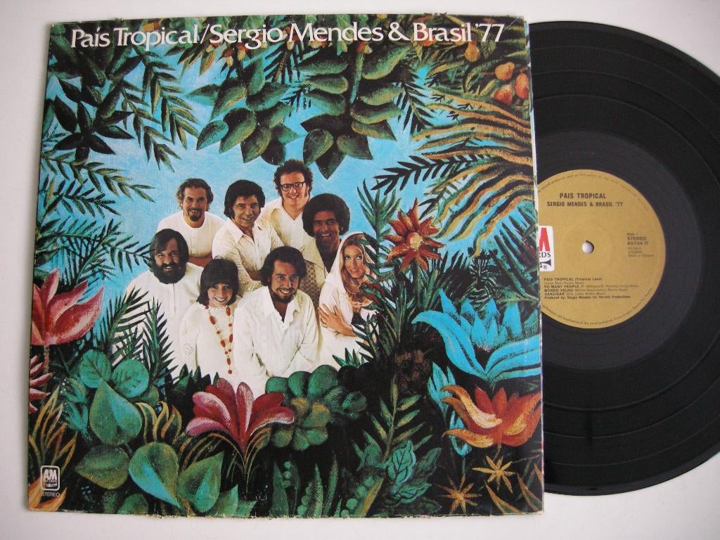 Sergio Mendes & Brasil 77 Pais Tropical - LP vinyl zgan, Ophalen, 1960 tot 1980, Zo goed als nieuw, 12 inch