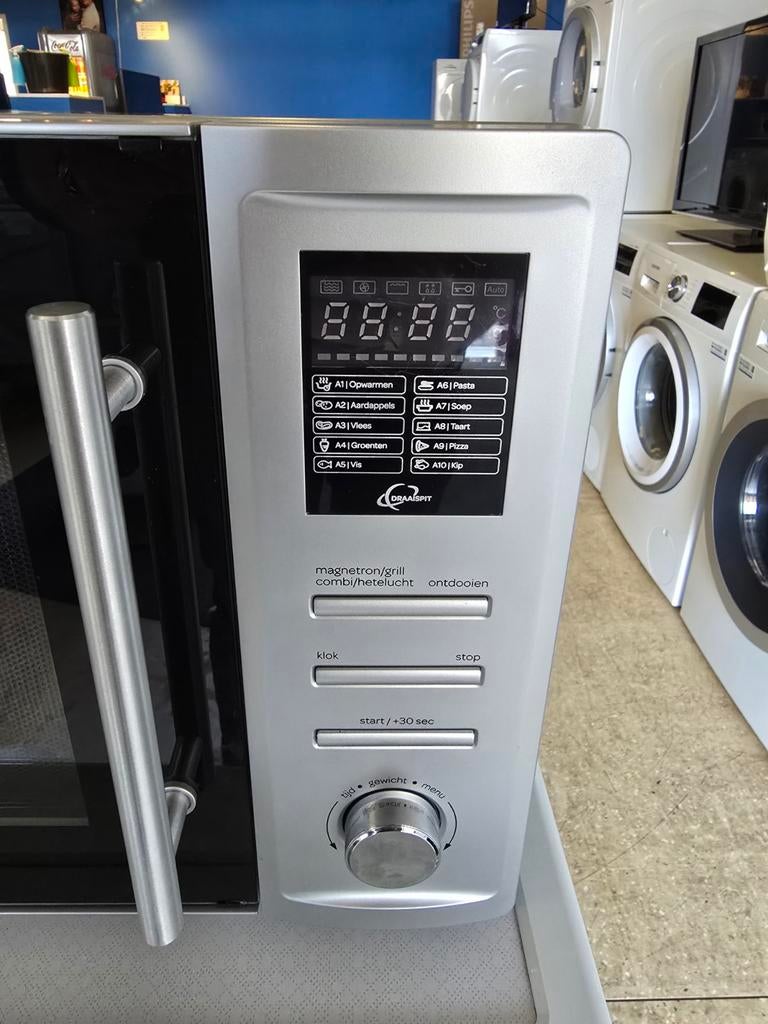 Inventum MN325CS combi magnetron | ZGAN! | Gratis thuis 🚚✅️, Ophalen, Grill, Zo goed als nieuw, Draaiplateau