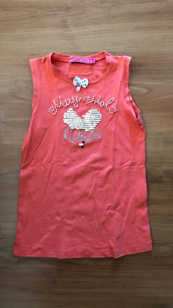 Zgan SINGLET MUY MALO mt 128, Kinderen en Baby's, Kinderkleding | Maat 128, Ophalen of Verzenden, Zo goed als nieuw, Meisje, Shirt of Longsleeve