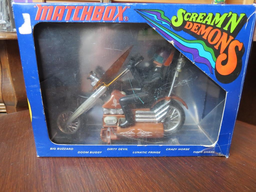 Matchbox: Scream'n Demons, Hobby en Vrije tijd, Modelauto's | Overige schalen, Ophalen of Verzenden, Gebruikt, Motor