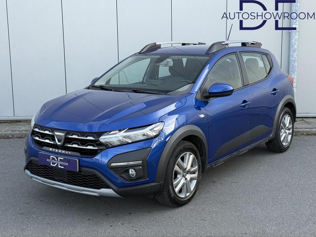 Dacia Sandero Stepway 1.0 TCe 100 Bi-Fuel Expression | Camer, Auto's, Stof, Met garantie (alle), Blauw, 610 kg