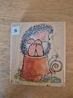 Penny Black Egels nr 3, Hobby en Vrije tijd, Stempelen, Ophalen of Verzenden, Gebruikt, Houten stempel