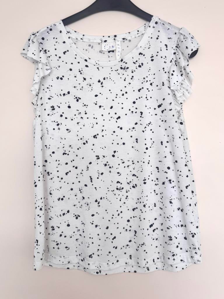 Anti Blue top maat L, Kleding | Dames, Verzenden, Wit, Maat 42/44 (L), Zonder mouw