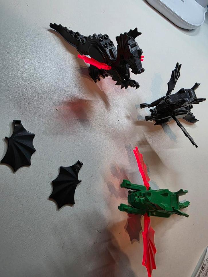 Lego Kasteel Onderdelen: Draken, Karren, cas010, Kinderen en Baby's, Speelgoed | Duplo en Lego, Gebruikt, Lego, Losse stenen, Ophalen of Verzenden