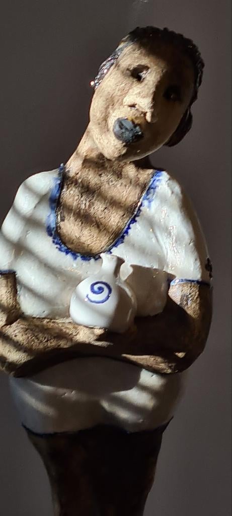 Keramiek beeld van Marja Verkerk-Smit, Ophalen