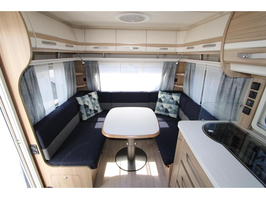 Fendt Bianco Selection 465 SFB Airco-ThuleLuifel-Mover, Caravans en Kamperen, Rondzit, Bedrijf, Overige typen, Fendt