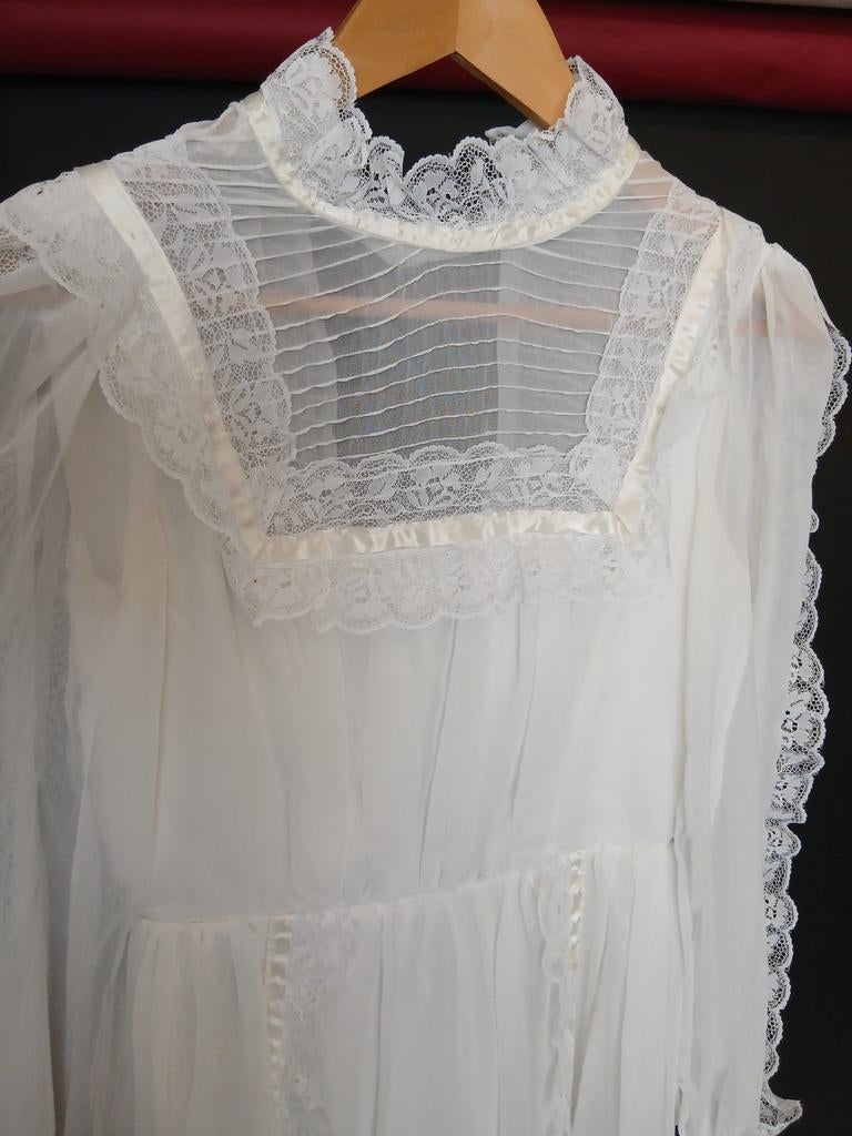 vintage trouwjurk van Ceremonia by Nicholas mt 10, Ophalen of Verzenden, Zo goed als nieuw, Wit, Trouwjurk