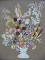 Borduurwerk "Droogboeket", Hobby en Vrije tijd, Borduren en Borduurmachines, Ophalen of Verzenden, Gebruikt, Handborduren, Onderdeel of Toebehoren