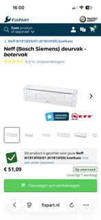 Koelkast Deurvak - Botervak Neff Bosch Siemens, Ophalen of Verzenden, Zo goed als nieuw