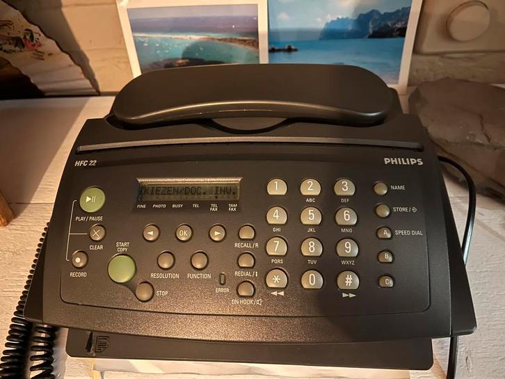 PHILIPS easy HFC 22 telefoon-fax-kopieer-antwoordapp Vintage, Telecommunicatie, Faxen, Gebruikt, Fax, Ophalen of Verzenden