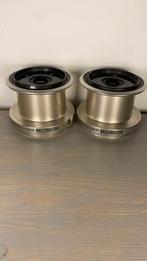 Shimano Big Baitrunner LC met extra spoelen ,linegards,enz ., Ophalen of Verzenden, Zo goed als nieuw, Molen