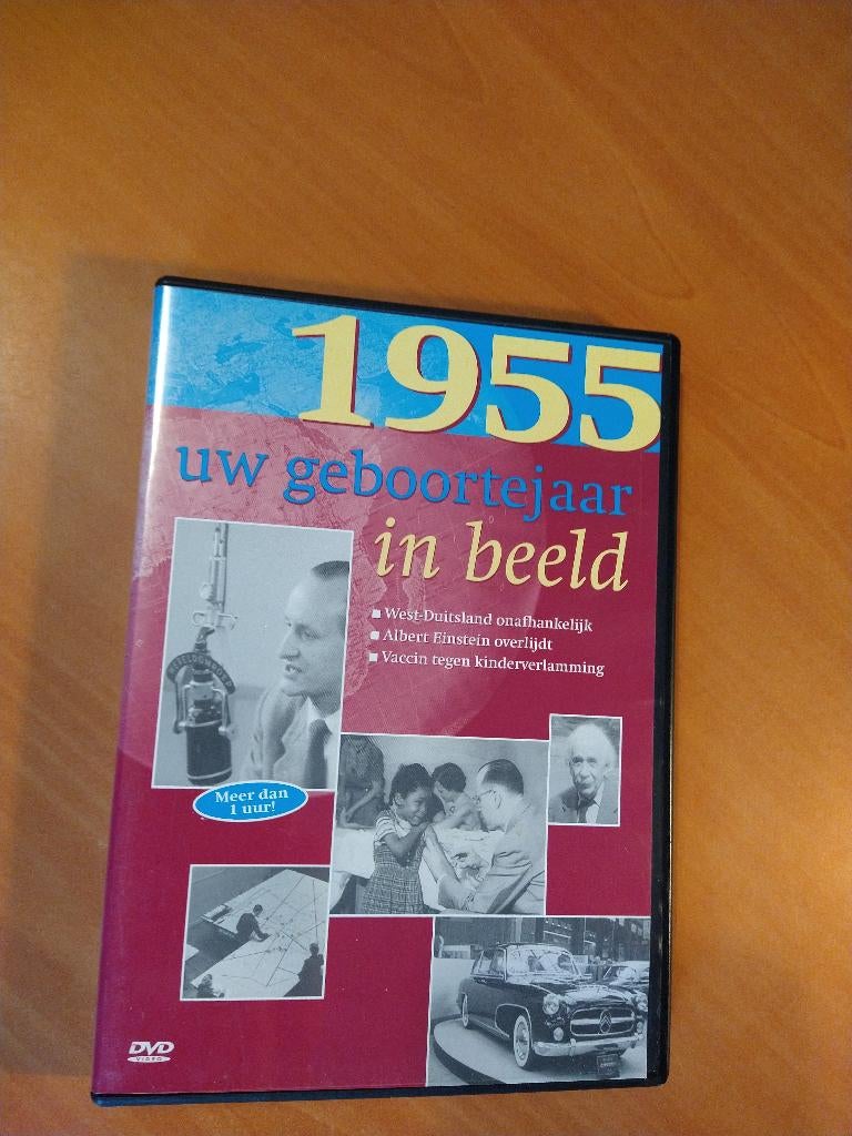 DVD 1955 Uw geboortejaar in beeld, Alle leeftijden, Ophalen of Verzenden, Zo goed als nieuw, Politiek of Geschiedenis