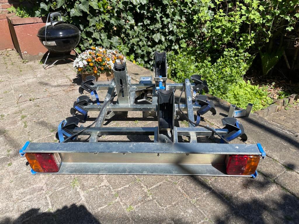 Twinny Load Plus fietsendrager voor 2 fietsen, Ophalen, 3 fietsen of meer, Gebruikt, Trekhaakdrager