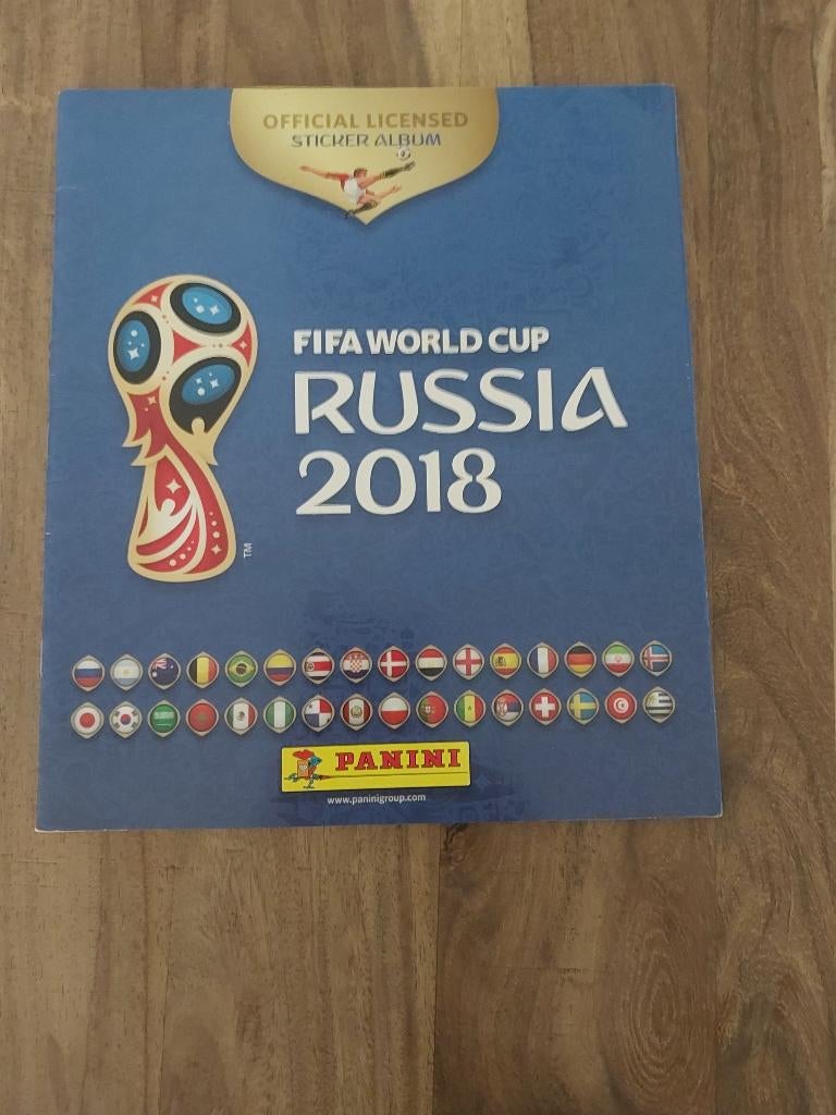Leeg album Panini WK 2018 Russia, Verzenden, Buitenlandse clubs, Poster, Plaatje of Sticker