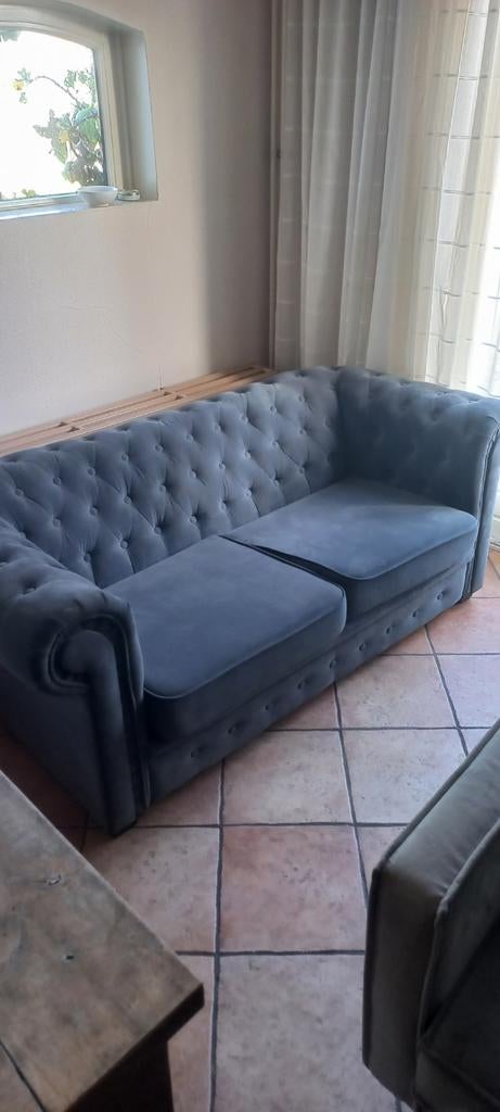 Meubels, Huis en Inrichting, 150 tot 200 cm, Chesterfield, Tweepersoons, 75 tot 100 cm