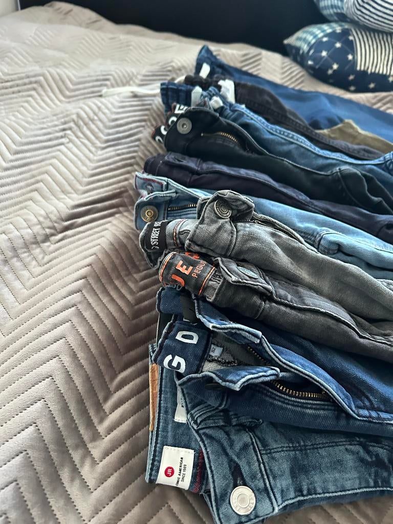 Groot kledingpakket jongens - maten 146/158 en 164, Kinderen en Baby's, Kinderkleding | Maat 152, Ophalen, Gebruikt, Jongen, Setje