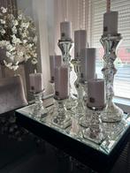 8 zgan kaarsen kandelaars van riviera maison, Ophalen, Overige materialen, Zo goed als nieuw, Kandelaar