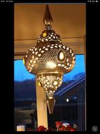 Oosterse lamp met gekleurde stenen, Huis en Inrichting, Lampen | Hanglampen, Ophalen, Gebruikt, Metaal, 75 cm of meer