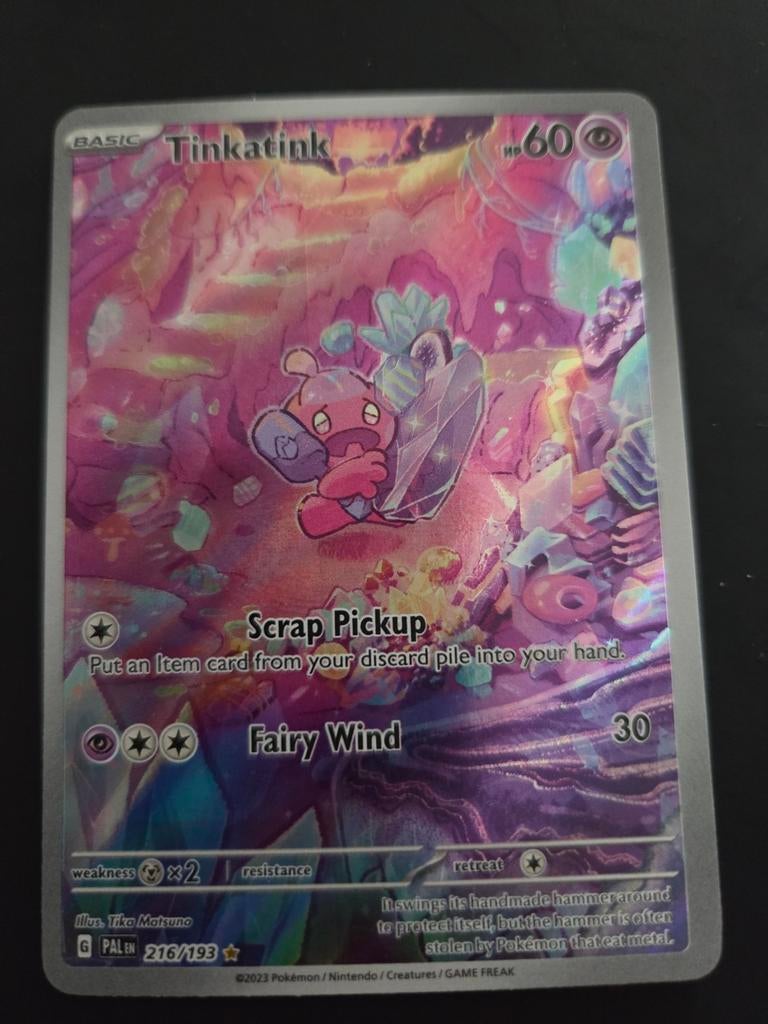 Tinkatink 216/193 NM Pokemon Kaart, Ophalen of Verzenden