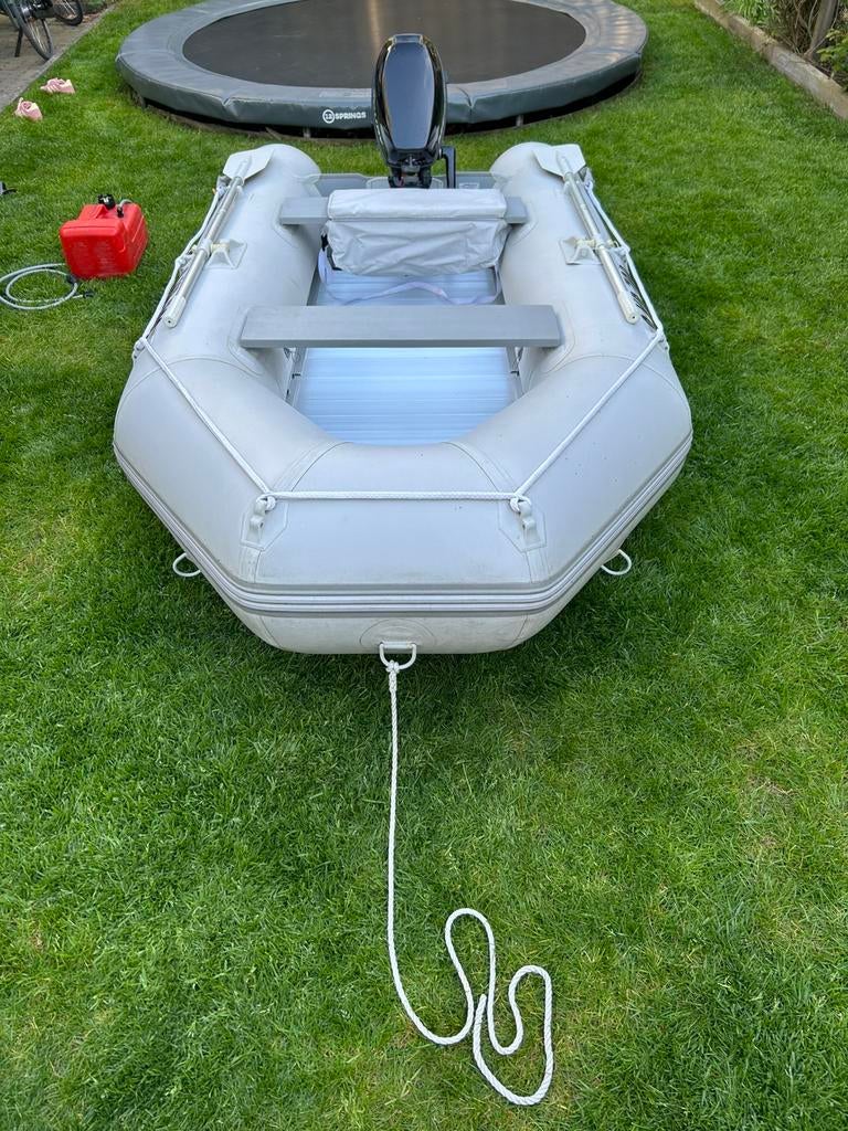 Mooie Jago rubber boot 320 met 6pk 4takt, Ophalen, Gebruikt, Motor en Techniek, Motorboot