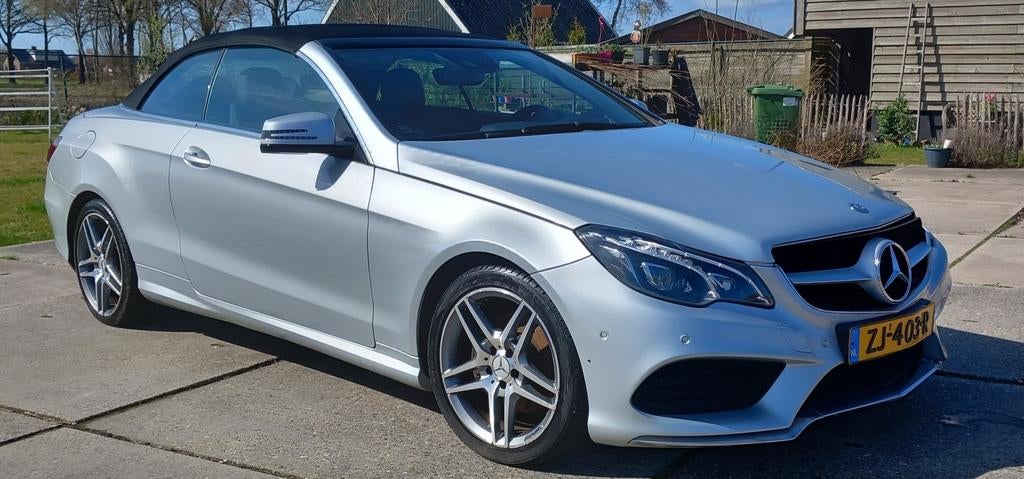 Mercedes E350 Cabriolet. Amg Pakket., Auto diversen, Schadeauto's, Cabriolet, Mercedes-Benz, Diesel, Zilver of Grijs