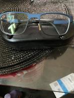 Herenbril met blauw montuur, Overige merken, Blauw, Ophalen of Verzenden, Zo goed als nieuw