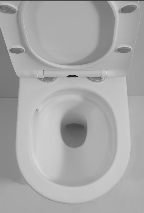 UITVERKOOP! Toiletpot, Mat wit, Sanitair, 48cm, Ravius, Ophalen of Verzenden, Nieuw, Wit