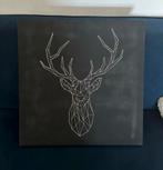 Geborduurd hert schilderij, Ophalen, Zo goed als nieuw