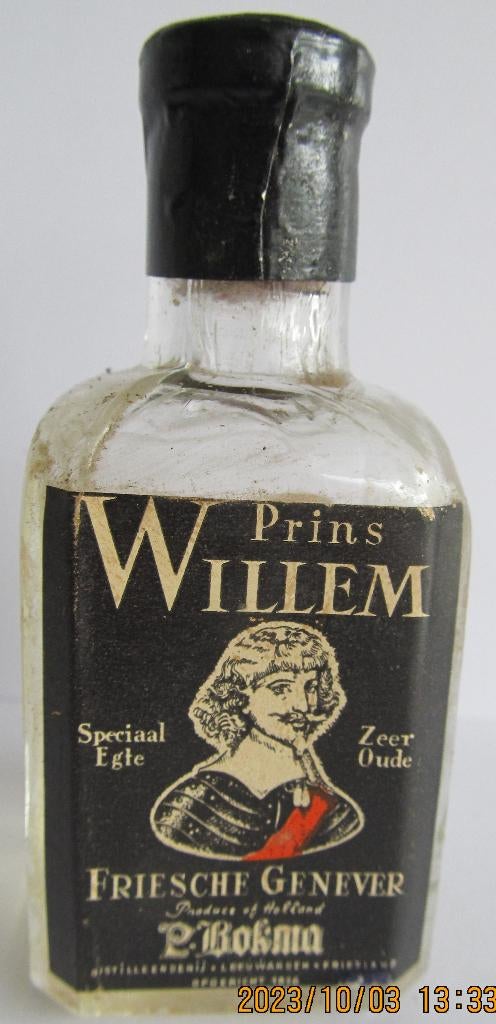 Genever miniatuurflesjes BOKMA  1940-1950, Ophalen of Verzenden