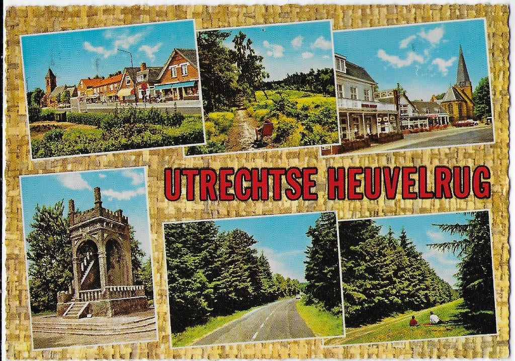 Utrechtse heuvelrug gelopen ansichtkaart ( 1406 ), Ophalen of Verzenden, 1980 tot heden, Gelopen