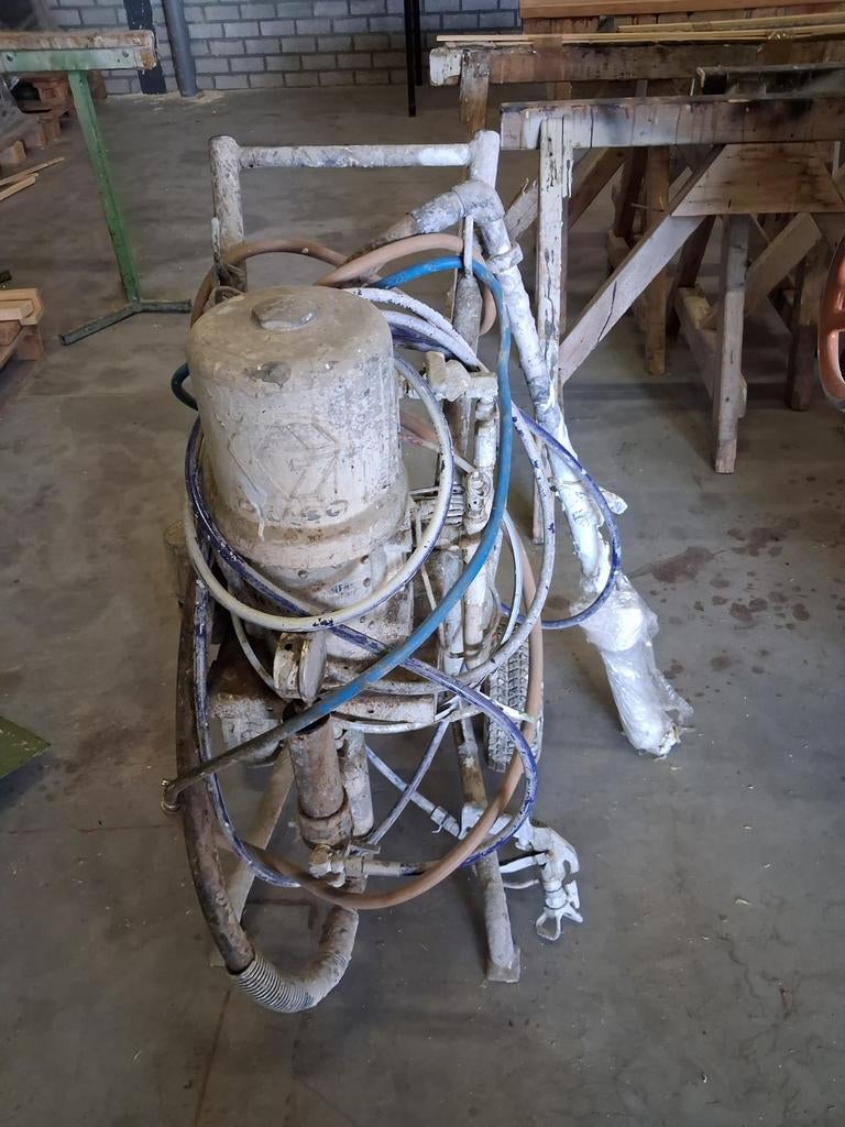 Spuitpomp + droogrek merk graco, Ophalen, Gebruikt, Overige typen