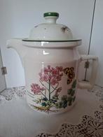Enoch Wedgwood Florabunda theepot, Ophalen of Verzenden, Zo goed als nieuw, Overige materialen, Pot, Bus of Blik
