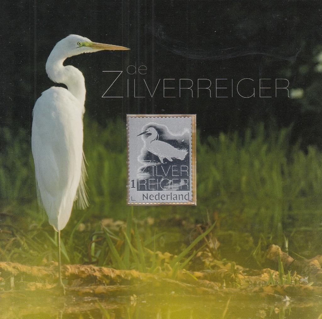 Nederland - 2020 - Zilveren Postzegel - Zilverreiger, Verzenden, Na 1940, Postfris