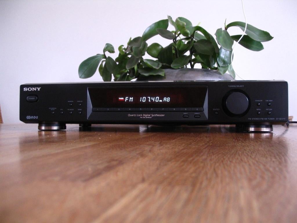 Sony tuner type ST-SE370 (incl db-meter), Ophalen of Verzenden, Gebruikt