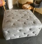 Pelini ledere poef riviera maison, Ophalen, Vierkant, Leer